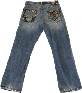 Ornamented Jeans 001